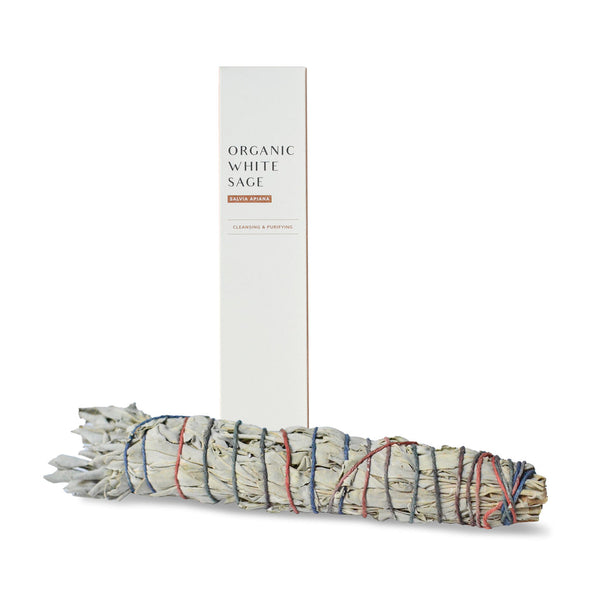 Cedar and Myrrh Large Organic White Sage Smudging Stick