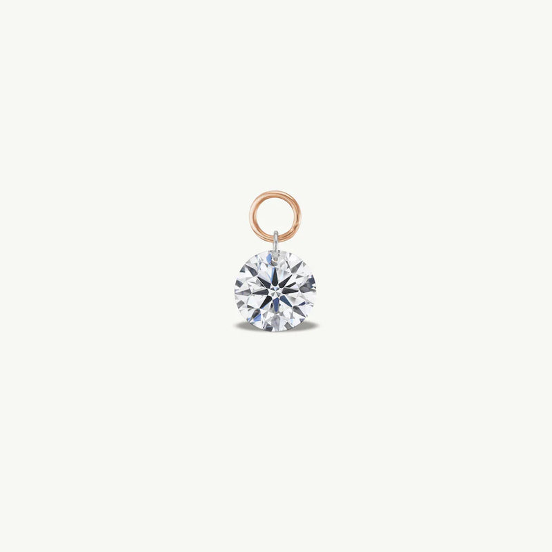 Sophie Ratner Large Pierced Diamond Charm for Huggies