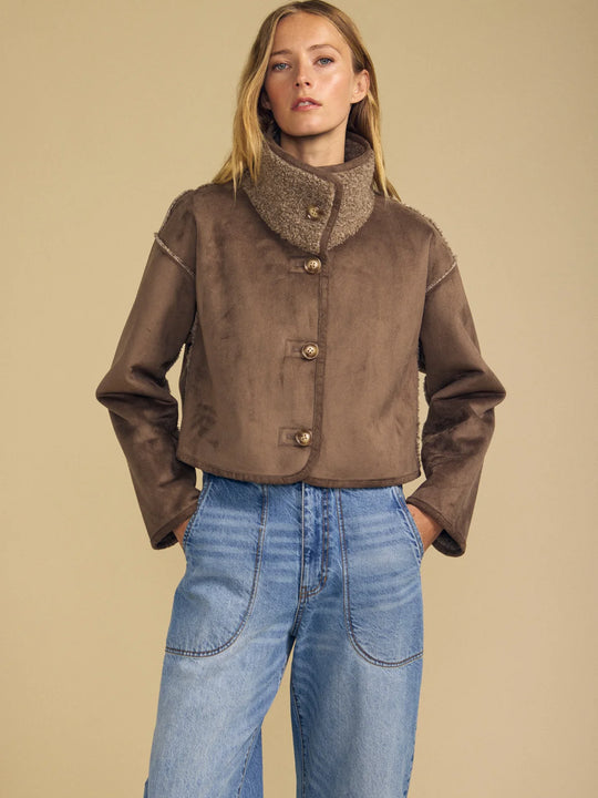 Velvet Esme Reversible Jacket - Faded Coco