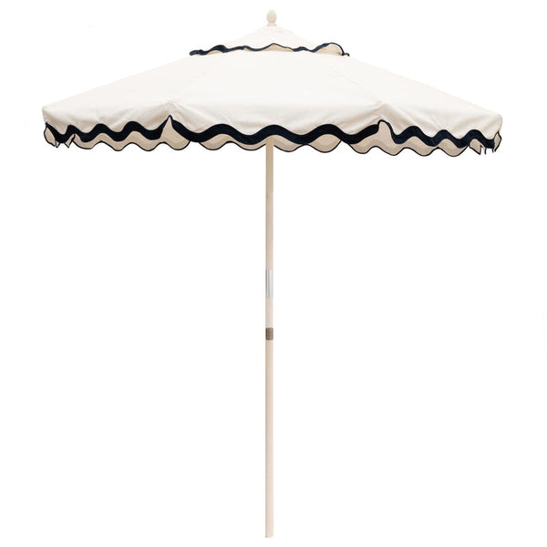 Business & Pleasure Market Umbrella - Riviera White