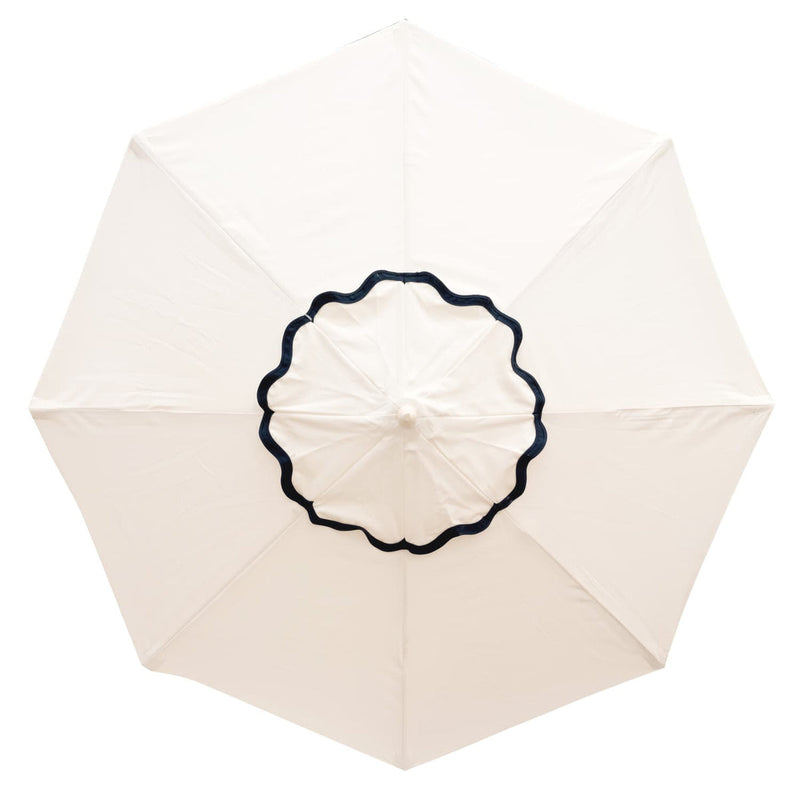 Business & Pleasure Market Umbrella - Riviera White