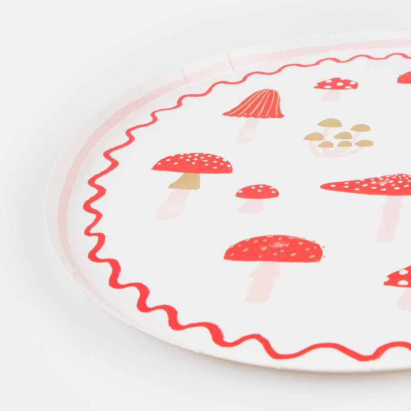 Meri Meri  Merry Mushrooms Dinner Plates