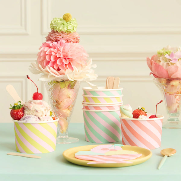 Meri Meri Ice Cream Cups & Spoons