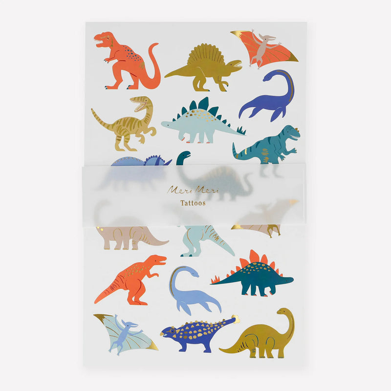 Meri Meri Dinosaurs Temporary Tattoo Sheets