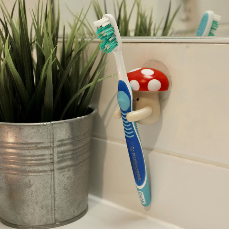 Kikkerland Mushroom Toothbrush Holder