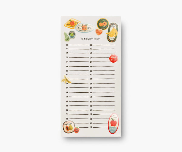 Rifle Paper Co. Fruit Stickers Market Pad