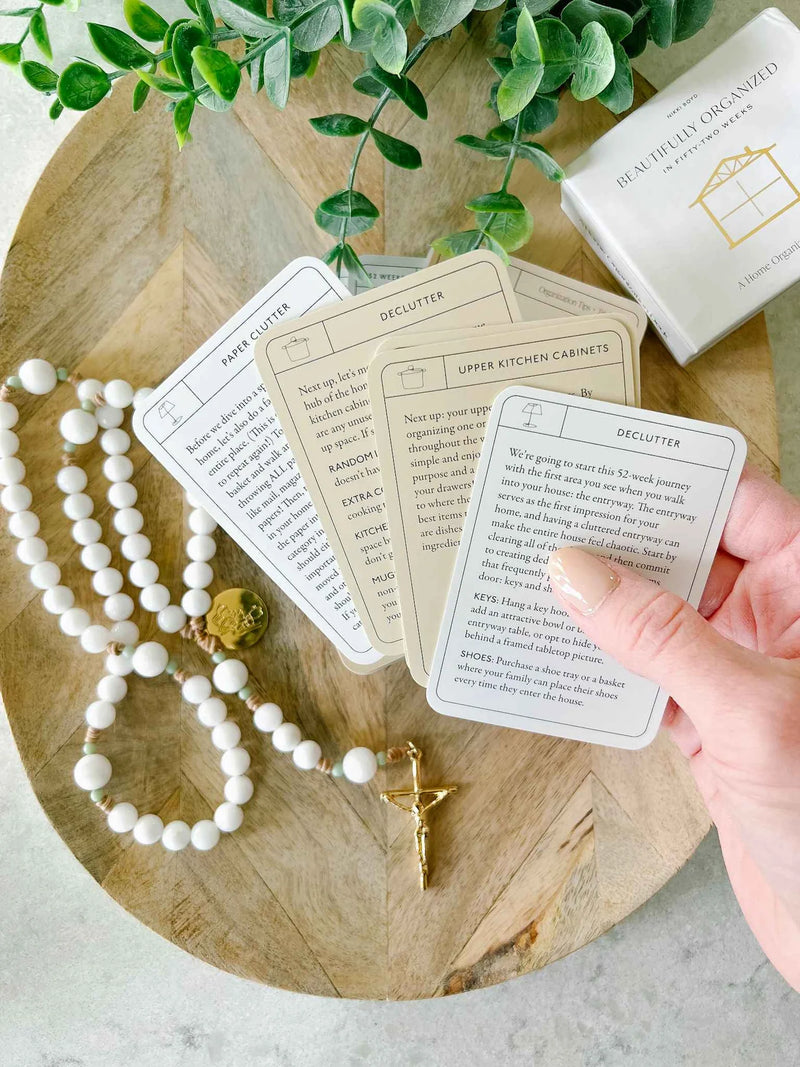Beautifully Organized In 52 Weeks: A Home Organization Card Deck