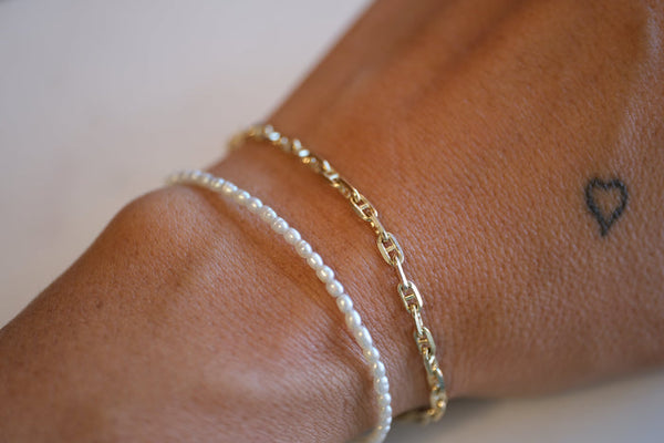 Gjenmi Jewelry Jumbo Solid Anchor Bracelet