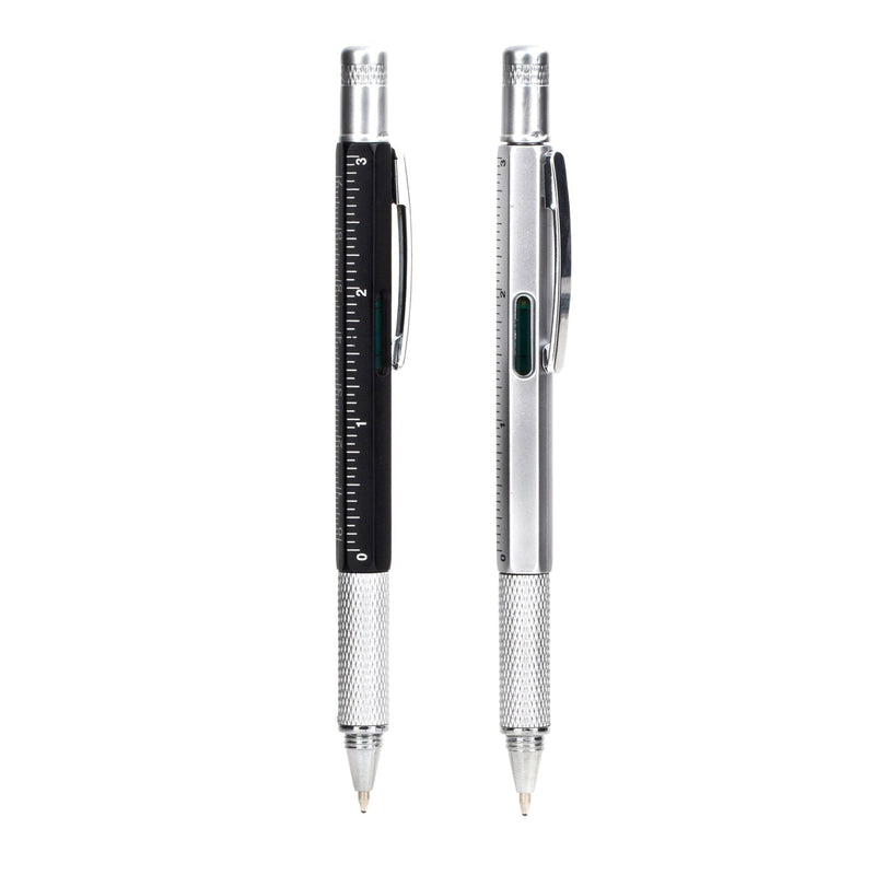 Kikkerland Pen Multi Function Black/Silver Assorted