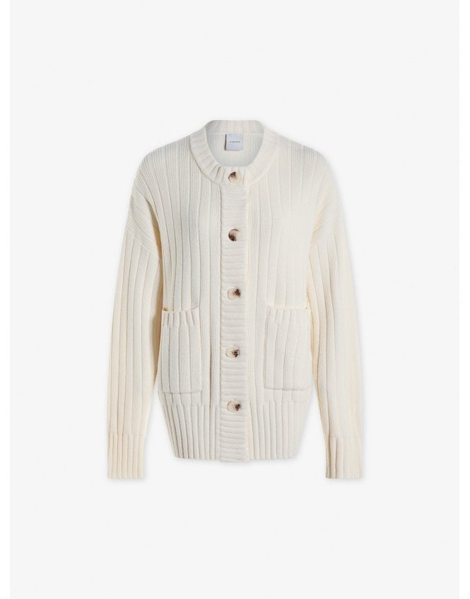 Varley Pensdale Relaxed Knit Jacket - Egret