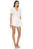Faithfull The Brand Santana Playsuit Clementina  - White