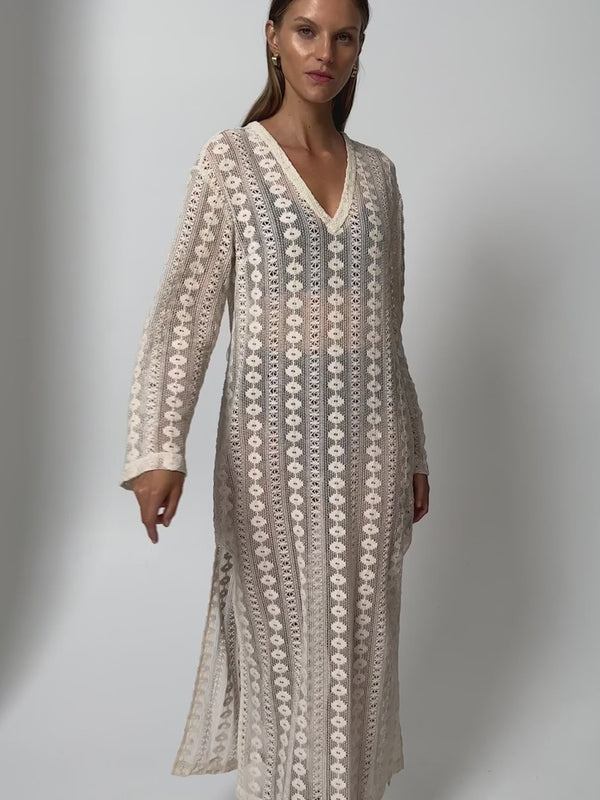 Brooke Maxi Dress Natural