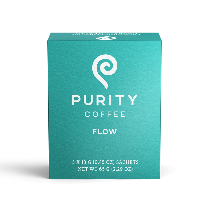 Purity Coffee FLOW: Original Medium Roast Single-Serve Coffee Sachets