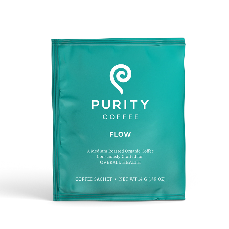 Purity Coffee FLOW: Original Medium Roast Single-Serve Coffee Sachets