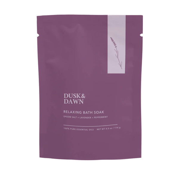 Giften Market Relaxing Bath Soak - Lavender & Peppermint Epsom Salt Pouch