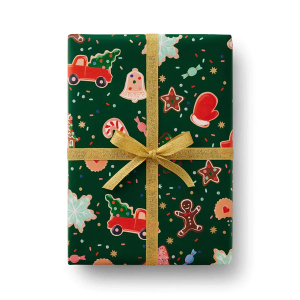 Rifle Paper Co. Christmas Cookies Continuous Wrapping Roll