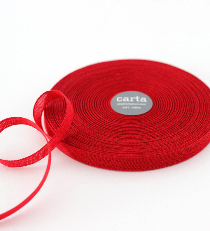 Studio Carta Loose weave cotton ribbon | wood paddle 10 Yards