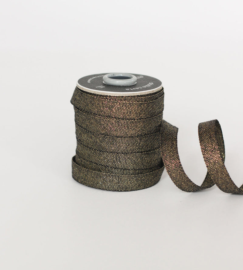 Studio Carta Metallic woven cotton ribbon 3/8” width