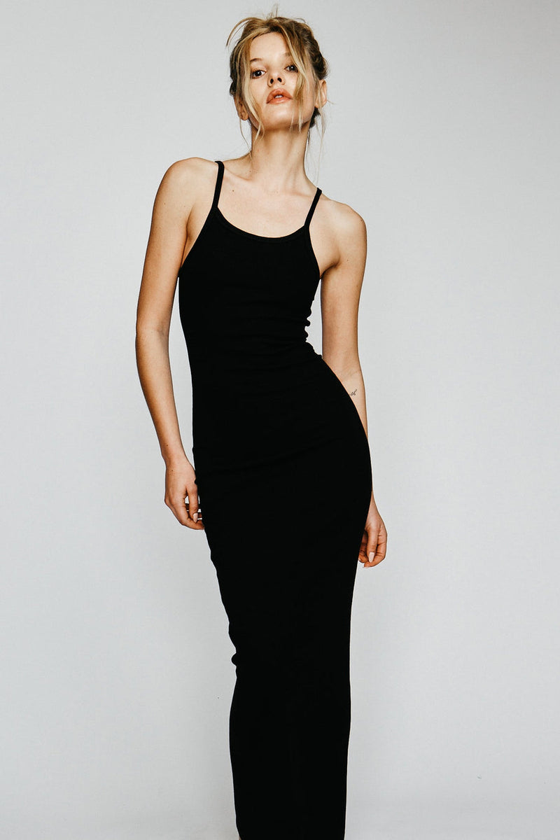 Eterne Tank Maxi Dress Black