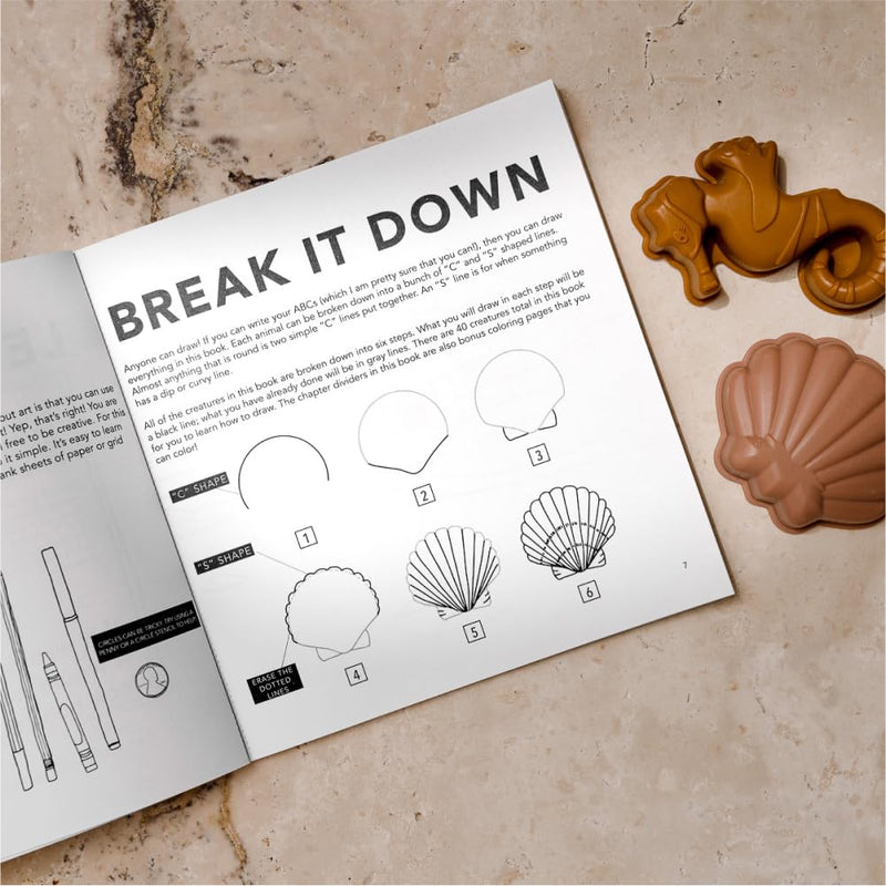 Under the Sea: How to Draw Books for Kids with Dolphins, Mermaids, and Ocean Animals