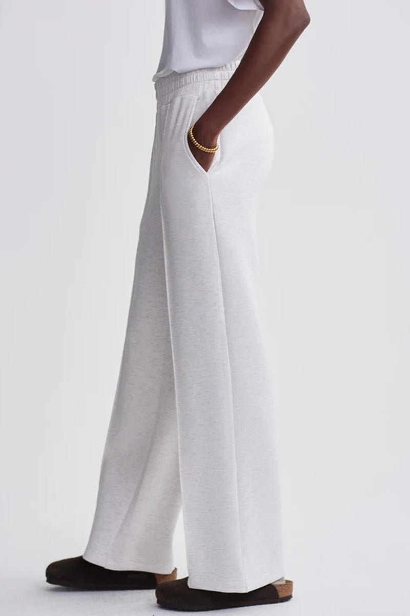 Varley The Wide Leg Pant 28 - Ivory Marl