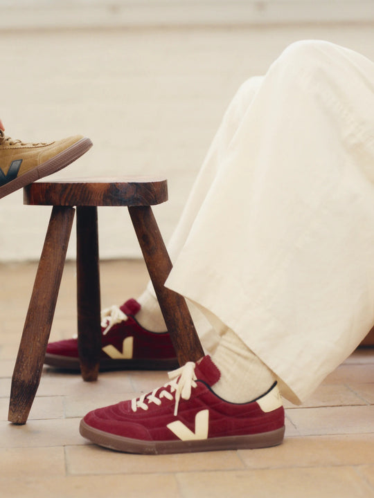 VEJA Panenka Suede Grenat Sun Bark