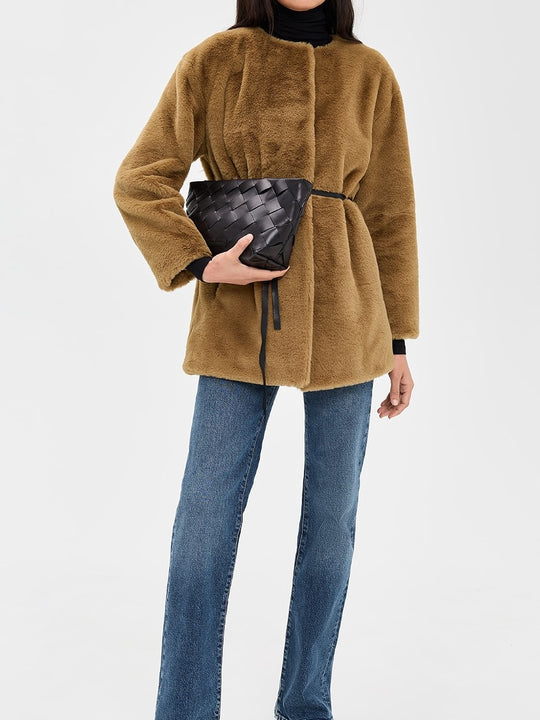 Velvet Marmont Sherpa Jacket Animal
