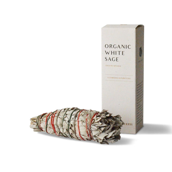 Cedar and Myrrh Medium Organic White Sage Smudging Stick