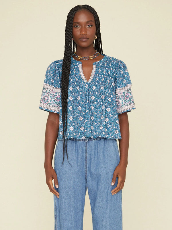 Xirena Micah Top Teal Fete