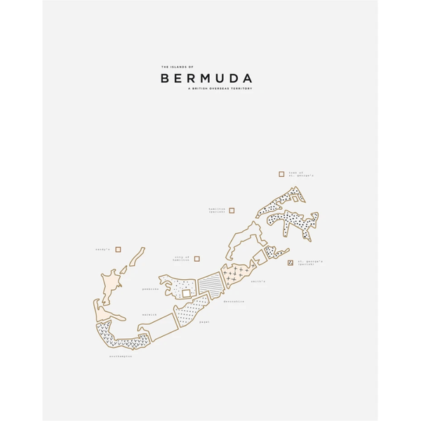 Bermuda Map Print