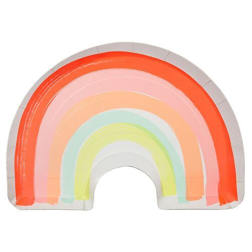 Meri Meri Rainbow Plate Lg S/12