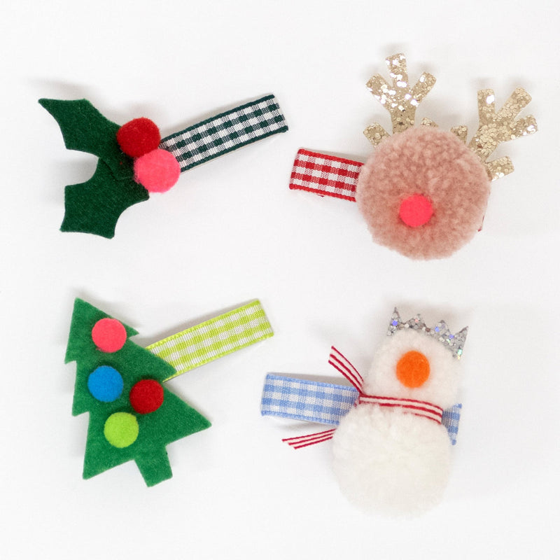 Meri Meri Felt & Glitter Icon Hair Clips