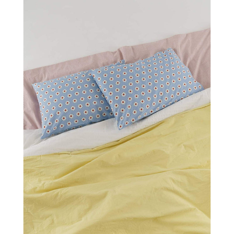 Baggu Pillow Case Set of 2 - Blue Daisy