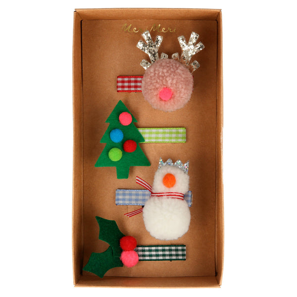 Meri Meri Felt & Glitter Icon Hair Clips