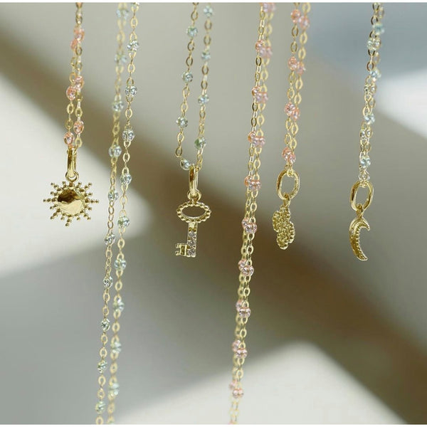 Gigi Clozeau 18K Sun Pendant