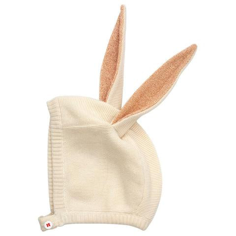 Meri Meri Peach Baby bunny hat