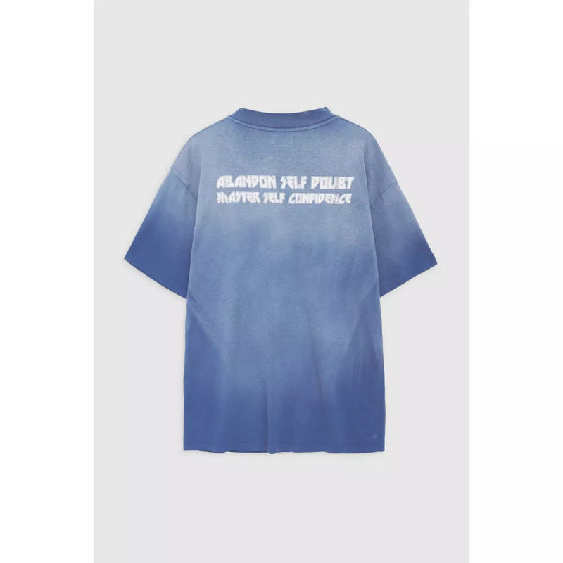 Anine Bing Ashton Tee Snake - Washed Electric Blue