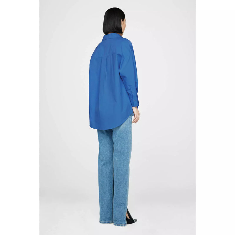 Anine Bing Mika Shirt Electric Blue