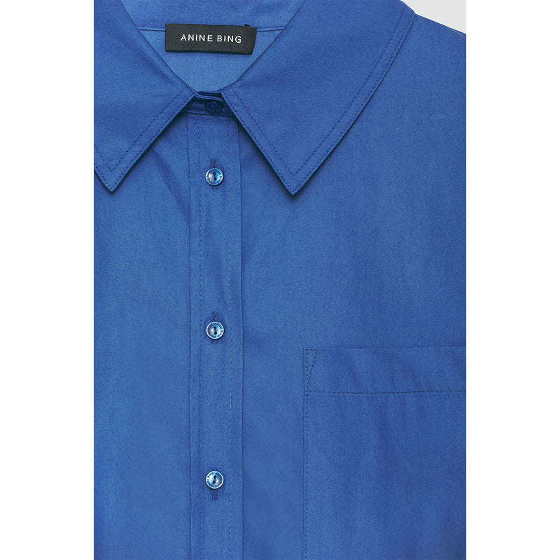 Anine Bing Mika Shirt Electric Blue