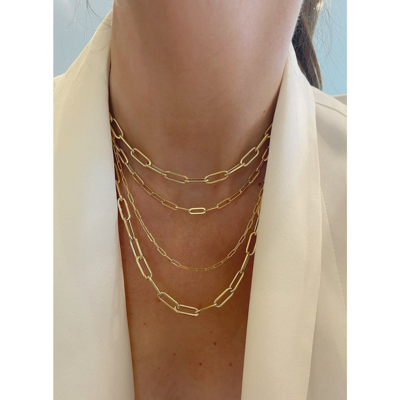 EF Collection Lola Chain Necklace - 18"