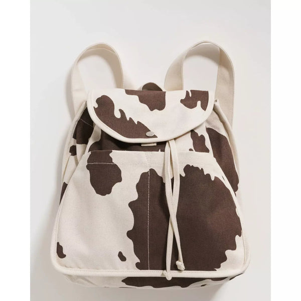 Baggu Drawstring Backpack - Brown Cow