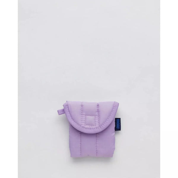 Baggu Puffy Earbuds Case - Dusty Lilac