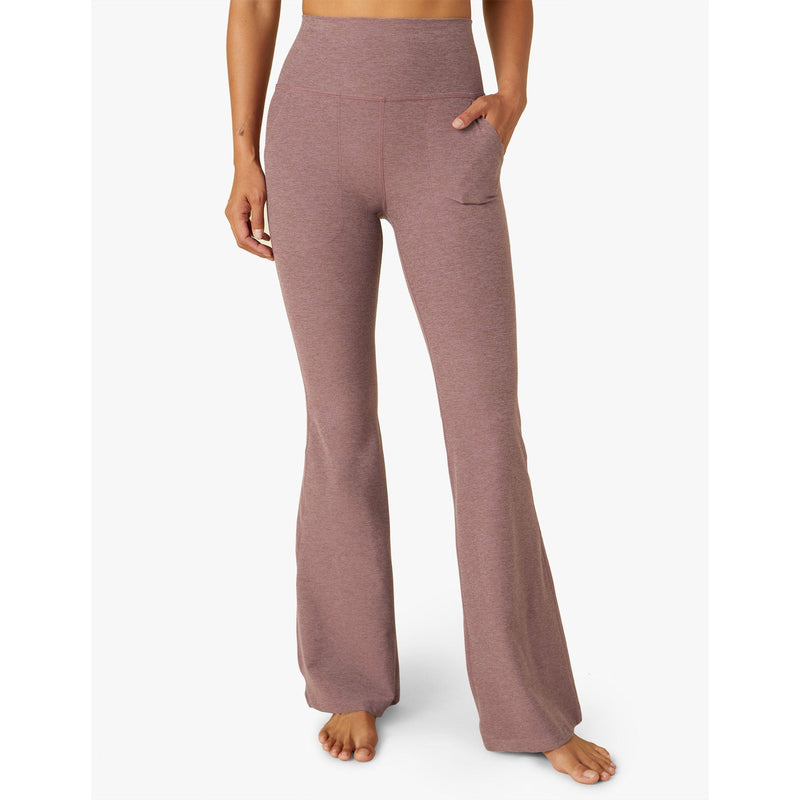 Beyond Yoga Spacedye All Day Flare High Waisted Pant Sienna Brown Heather