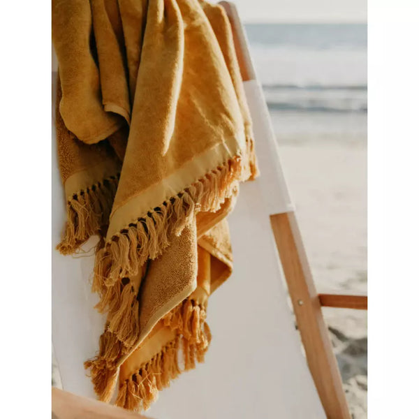 Business & Pleasure Beach Towel - VINTAGE GOLD