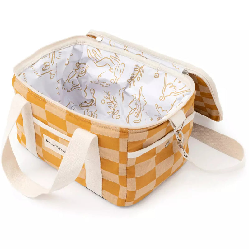 Business & Pleasure Premium Cooler Bag - VINTAGE GOLD CHECK