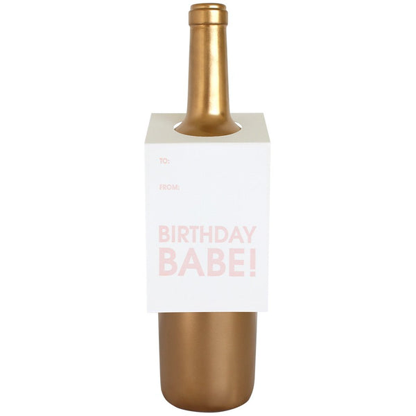 Chez Gagne Wine Tag Birthday Babe