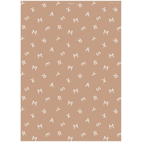 Kinshipped Merry Christmas Gingerbread Wrap