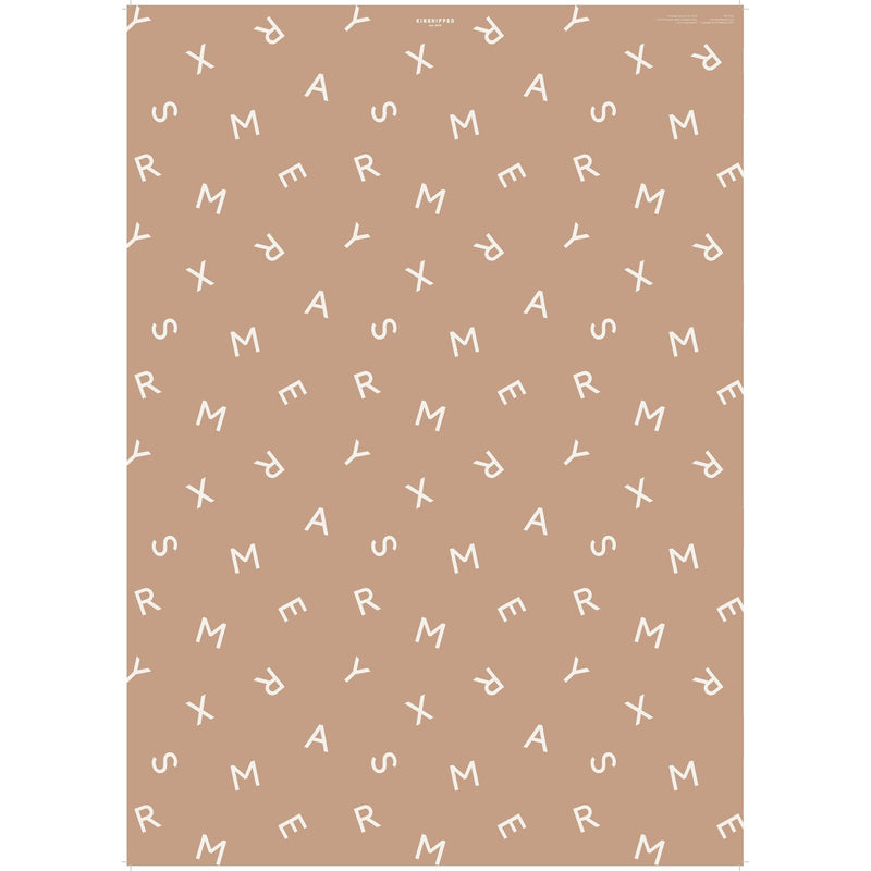 Kinshipped Merry Christmas Gingerbread Wrap