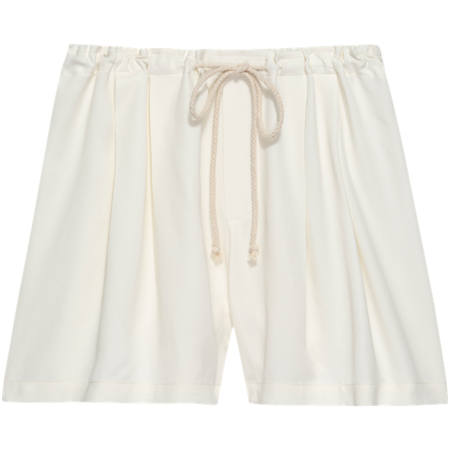 Donni Pleated Short Creme