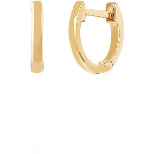 EF Collection Gold Mini Huggie Earring (PAIR)